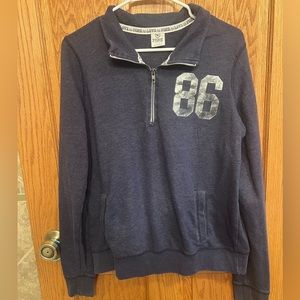 VS pink 1/4 zip size large